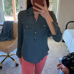 WHBM silk top